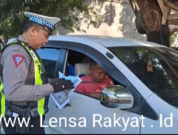Sebanyak 35 Kendaraan Terjaring Razia Operasi Patuh Semeru di Jalan PB. Sudirman Situbondo