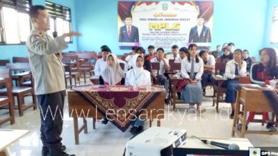 Masa MPLS Polres Probolinggo Kampanyaken Gerakan Anti Narkoba di Sekolah