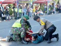 Jelang Pilkada Serentak Polres Bondowoso Menggelar Sispamkota