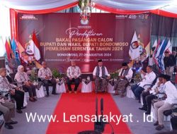 Didukung Tiga Partai Penguasa, Paslon RAHMAD Resmi Mendaftar ke KPU Bondowoso