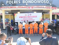 Polres Bondowoso Menggelar Press Release ungkap Kasus Narkoba dan tipu gelap