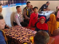 Peringati HUT Lantas Bhayangkara ke-69, Satlantas Gelar Bakti Sosial dan Bakti Kesehatan