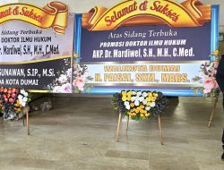 AKP Mardiwel Raih Gelar Doktor Ilmu Hukum Dengan Nilai Sangat Memuaskan