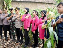 Kapolres Bondowoso Launching Penguatan Program Pekarangan Pangan Lestari Di Bumi Curahdami