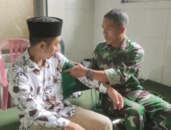 Nakes Satgas TMMD ke 123 Bondowoso Menjadi Jujukan Masyarakat Untuk Berobat