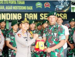 Soliditas TNI Polri di Bondowoso, Siap Wujudkan Kondusifitas Pasca Pelantikan Kepala Daerah