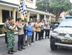 Kapolres Bondowoso Lepas Baksos Polri Presisi Bersama Mahasiswa Jelang Ramadhan