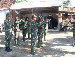 Motto Satgas TMMD Kodim 0822 Bondowoso Yakni ” Pengabdian Tanpa Batas”