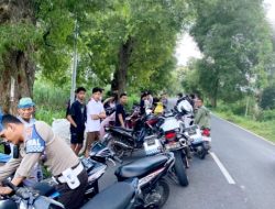 Sejumlah Motor Yang Akan Balap Liar Saat Ngabuburit Diamankan Polres Bondowoso