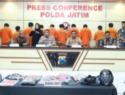 Polda Jatim Amankan 11 Tersangka Curanmor, Ketua Komplotan yang Serang Polisi Diberi Tindakan Tegas Terukur