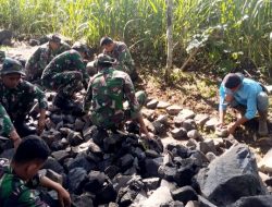 Pekerjaan Pembangunan Jalan TMMD 123 Bondowoso Sudah Mencapai 50 Persen