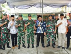 Ucapan Terima Kasih Disampaikan Oleh Kades Gunosari Dan Trotosari Kepada TMMD Ke-123 Kodim 0822