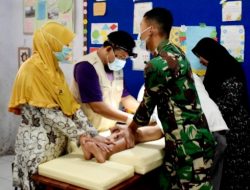 Satgas TMMD 123 Kodim 0822 Bondowoso Gelar Khitanan Massal, 100 Anak Ikut Serta