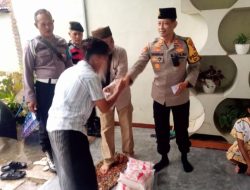 Berbagi Kebahagiaan, Kapolsek Tegalampel Bersama Jajaran Turun Langsung Santuni Anak Yatin dan Dhu’afah