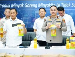 Polri Ungkap Kecurangan Pengurangan Isi Takaran Minyak Goreng di Depok, Ribuan Liter Disita