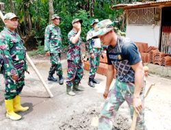 Dandim 0822/Bondowoso Tinjau Renovasi Rumah Tidak Layak Huni di Kec. Tlogosari