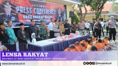 Polres Bondowoso Gelar Apel Pasukan Operasi Ketupat Semeru 2025 dan Pemusnahan Barang Bukti