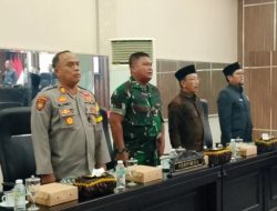 Danramil 0822/01 Bondowoso Hadiri Rapat Paripurna DPRD Tentang LKPJ Bupati Tahun 2025