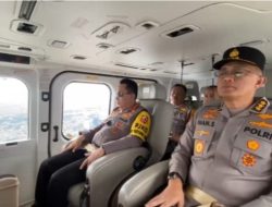 Kapolri Pantau Arus Mudik Lebaran Tol Jakarta – Cikampek Lewat Udara