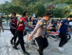 Polsek Nusa Penida Evakuasi Korban Tenggelam di Pantai Pandan Nusa Penida Klungkung-Bali