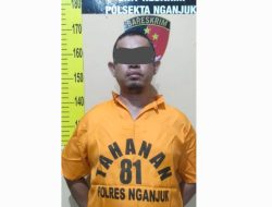 Polres Nganjuk Amankan Pria Asal Gunung Kidul Yang Membawa Sajam