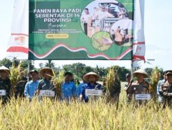 Bersama Presiden, Dandim 0822 Bondowoso Rayakan Panen Raya Serentak di 14 Provinsi