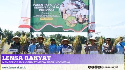 Bersama Presiden, Dandim 0822 Bondowoso Rayakan Panen Raya Serentak di 14 Provinsi