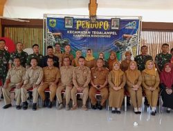 Bersama Forkopimcam, Camat Tegalampel Gelar Acara Halal Bihalal dan Apel Pagi Pasca Libur Lebaran