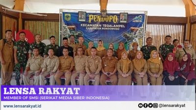 Bersama Forkopimcam, Camat Tegalampel Gelar Acara Halal Bihalal dan Apel Pagi Pasca Libur Lebaran