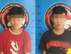 Satresnarkoba Polres Tanjung Perak Surabaya Berhasil Bekuk Dua Pemuda Yang Membawa Puluhan Paket Sabu