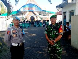 Sinergi TNI-Polri Amankan Ibadah Paskah, Babinsa 0822/01 Bondowoso Turun Langsung di Tengah Jemaat