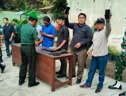 Cegah Judol, Babinsa Pancoran Bersama Anggota Koramil 0822/01 Bondowoso Lakukan Apel Gabungan Rayon 2 di Makoramil Grujugan