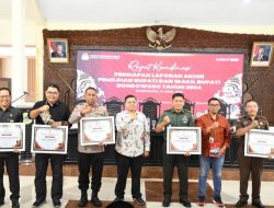 Kasdim 0822 Bondowoso Hadiri Rapat Koordinasi Laporan Akhir Pilkada 2024, Kodim 0822 Terima Penghargaan Atas Dukungan Penuh