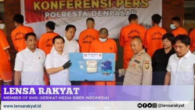 Satresnarkoba Polres Denpasar Tangkap 1 Residivis Jaringan Narkoba dan Amankan 1 Kg Sabu