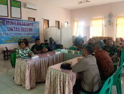 Tingkatkan Kesehatan Masyarakat, Danramil 0822/01 Bondowoso Hadiri Minilok Lintas Sektor