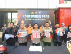 Polres Bojonegoro Berhasil Ungkap Jaringan Peredaran Uang Palsu, 4 Tersangka Diamankan Beserta Barang Bukti Sebanyak 60 Juta Upal