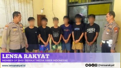 Aksi Tawuran Libatkan 6 Remaja Digagalkan Oleh Polisi dan Masyarakat Bulak Cumpat Barat Surabaya