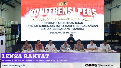 Bareskrim Polri Bongkar Perdagangan Ilegal Sianida di Surabaya dan Pasuruan, Omzet Capai Rp 59 Miliar