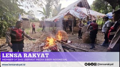 Personel Gabungan Polres Mojokerto Bongkar Arena Judi Sabung Ayam di 2 Lokasi