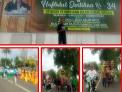 Meriah,! Acara Haul dan Imtihan Yayasan Nurul Hasan Kejawan Bondowoso Diikuti 200 Peserta Karnaval Budaya