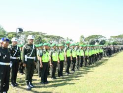 Personel Gabungan Siap Amankan Kunjungan Wapres, Dandim 0822 Pimpin Apel Gelar Pasukan di Bondowoso