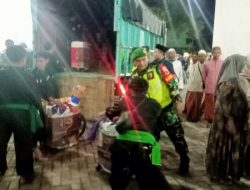 Babinsa Koramil 0822/01 Kota Hadir Untuk Pengamanan Optimal Kepulangan Jamaah Haji Bondowoso