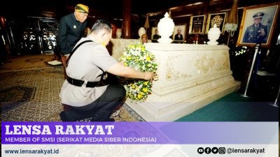 Rangkaian Hari Bhayangkara ke-79, Kapolri Ziarah ke Makam Presiden RI ke-2 Soeharto
