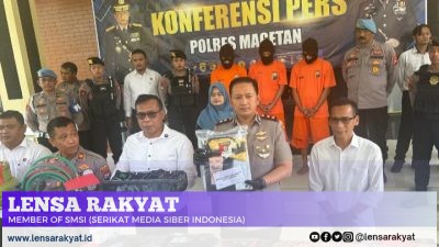 Polres Magetan Berhasil Tangkap Komplotan Pembobol ATM Lintas Provinsi
