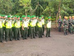 Anggota Koramil 0822/01 Bondowoso Selesai Laksanakan Pengamanan Kunjungan Presiden RI H. Prabowo Subianto