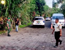 Anggota Koramil 01 Kota Monitoring Kegiatan Danrem 083/BDJ Pasca Kunker Presiden RI di Bondowoso