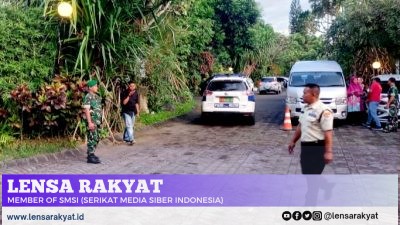 Anggota Koramil 01 Kota Monitoring Kegiatan Danrem 083/BDJ Pasca Kunker Presiden RI di Bondowoso