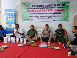 Babinsa Pancoran Koramil 0822/01 Bondowoso Melaksanakan Rakor dan Pembukaan Klinik Pertania di Dusun Bunder