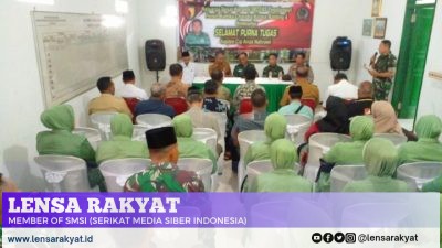 Koramil 03 Tegalampel Bersama Persit Gelar Acara Sertijab dan Purna Tugas Kapten Inf Caj Anas Nachrawi