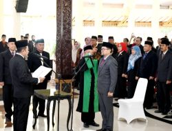 Kasdim 0822 Hadiri Acara Pelantikan Sekretaris Daerah Kabupaten Bondowoso